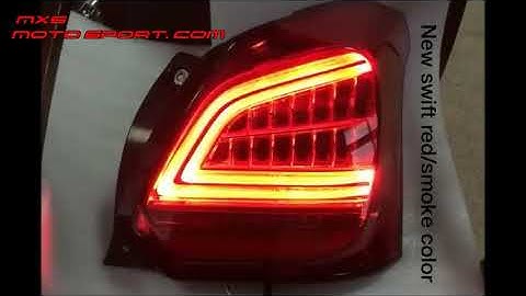 MXSTL179 Maruti Suzuki Swift LED Tail Lights Matrix Turn Signal Mode 2018+ by ‎@Mxs Motosport