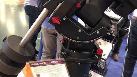 Ioptron cem120 @ NEAF 2019