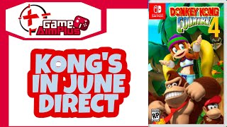 Donkey Kong Country 4 Could Be Announced At This June Nintendo Direct for Switch | #GameAimPlus