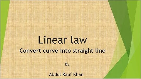 Linear Law | Urdu/Hindi | my house of knowledge