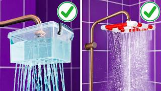 Genius Bathroom Transformation Hacks: Keep Clean and Tidy 🛁
We advise adult supervision and care at all times.
This video is made for entertainment purposes. We do not make any warranties about the completeness, safety and reliability. Any action you take upon the information on this video is strictly at your own risk, and we will not be liable for any damages or losses. It is the viewers responsibility to use judgment, care and precautions if one plans to replicate.
The following video might feature activity performed by our actors within controlled environment- please use judgment, care, and precaution if you plan to replicate.
All product and company names shown in the video are trademarks™️ or registered®️ trademarks of their respective holders. Use of them does not imply any affiliation with or endorsement by them.
5-Minute Crafts: https://www.youtube.com/@5MinuteCraftsYouTube/
Facebook: https://www.facebook.com/5min.crafts/
Instagram: https://www.instagram.com/5.min.crafts/
Twitter: https://twitter.com/5m_crafts
5-Minute Crafts DIY: https://www.youtube.com/@5MinuteCraftsDIY
5-Minute Crafts PLAY: https://www.youtube.com/@5MinuteCraftsPLAY
The Bright Side of Youtube: https://www.youtube.com/@BRIGHTSIDEOFFICIAL
For more videos and articles visit: http://www.brightside.me/
Music by Epidemic Sound: https://www.epidemicsound.com/ Genius Bathroom Transformation Hacks: Keep Clean and Tidy 🛁