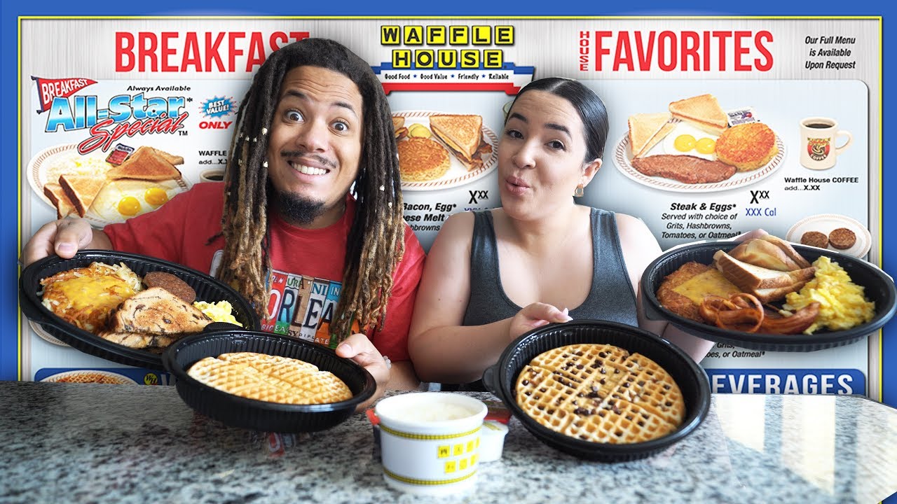 Waffle House Mukbang | ALL STAR SPECIAL MEAL ! - YouTube