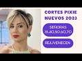 CORTES DE CABELLO PIXIE NUEVOS DEL 2023,/PIXIE HAIRSTYLE,PARA DAMAS 35-70 Y MAS