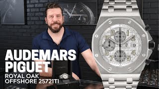 Audemars Piguet Royal Oak Offshore Chronograph Mens Watch 25721TI Review | SwissWatchExpo