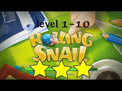 Rolling snail level 1-10 walk-through