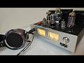 introducing 6AS7G (6080) tube headphone amplifier H-6080, XLR & TRS jacks, designed by FLUXION