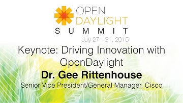 Keynote: Driving Innovation with OpenDaylight