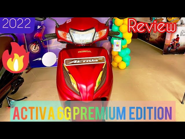 Ye Hai All New 2022 Honda Activa 6G Premium Edition Review, On Road Price  New Changes