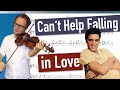Can't help Falling in Love - Elvis Presley | Violin Cover | Playalong | Violin Sheet Music