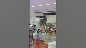 Leaking Water Collapses Mall Ceiling || ViralHog