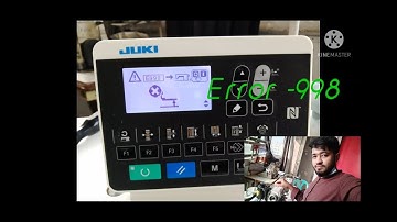Juki LBH  1790A.. বাটন হোল মেশিন  Error 998.