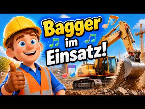 Bagger im Einsatz