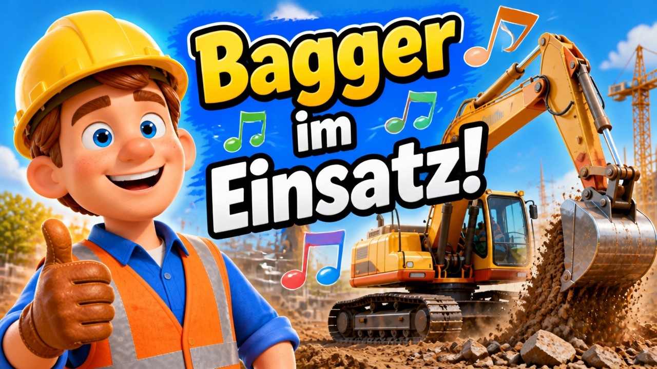 Bagger im Einsatz