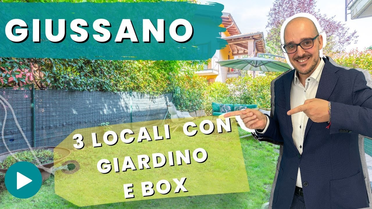 Appartamento trilocale con giardino esclusivo in vendita a Giussano