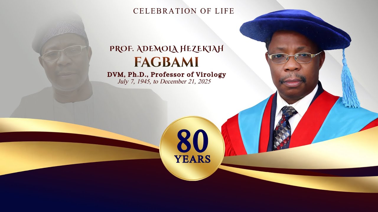 Prof. Ademola Hezekiah Fagbami Live Stream