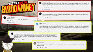 What The Community Thinks Of Red Dead Online's Blood Money DLC, Reading Comments And Reacting