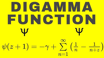 Digamma Function Series Definition