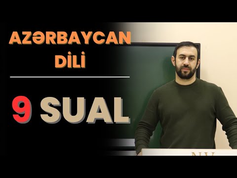 Azərbaycan dili. 9 maraqlı sual. (Özünü yoxla).