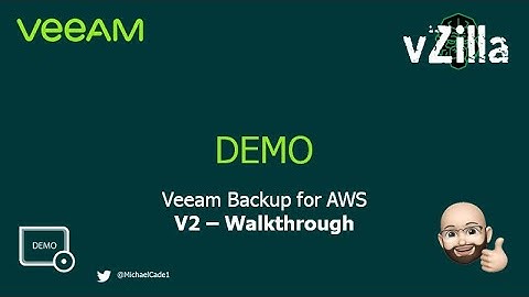 Veeam Backup for AWS v2 - Walkthrough