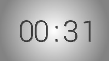 31 Seconds countdown Timer - Beep at the end | Simple Timer (thirty-one sec)
