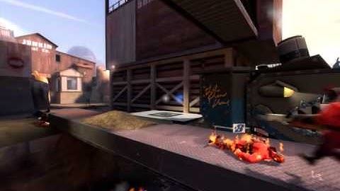 Pyro deflects arrow and kills another Pyro!