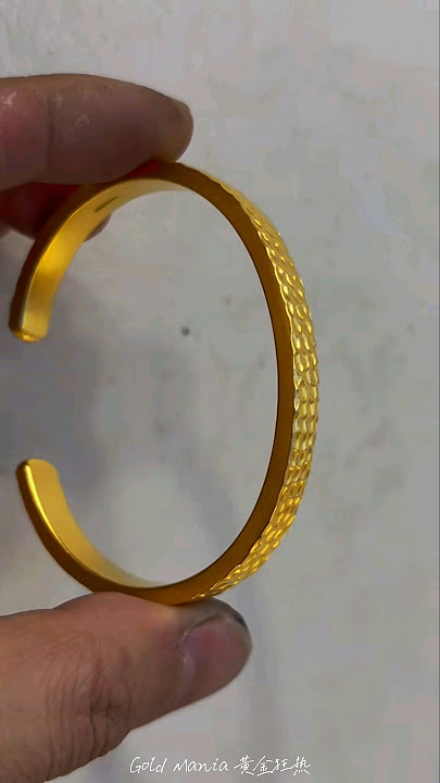 MAKING A PURE 24K GOLDEN BANGLE FROM OLD GOLD ORNAMENTS #shortvideo #trending #viral #shorts #shots