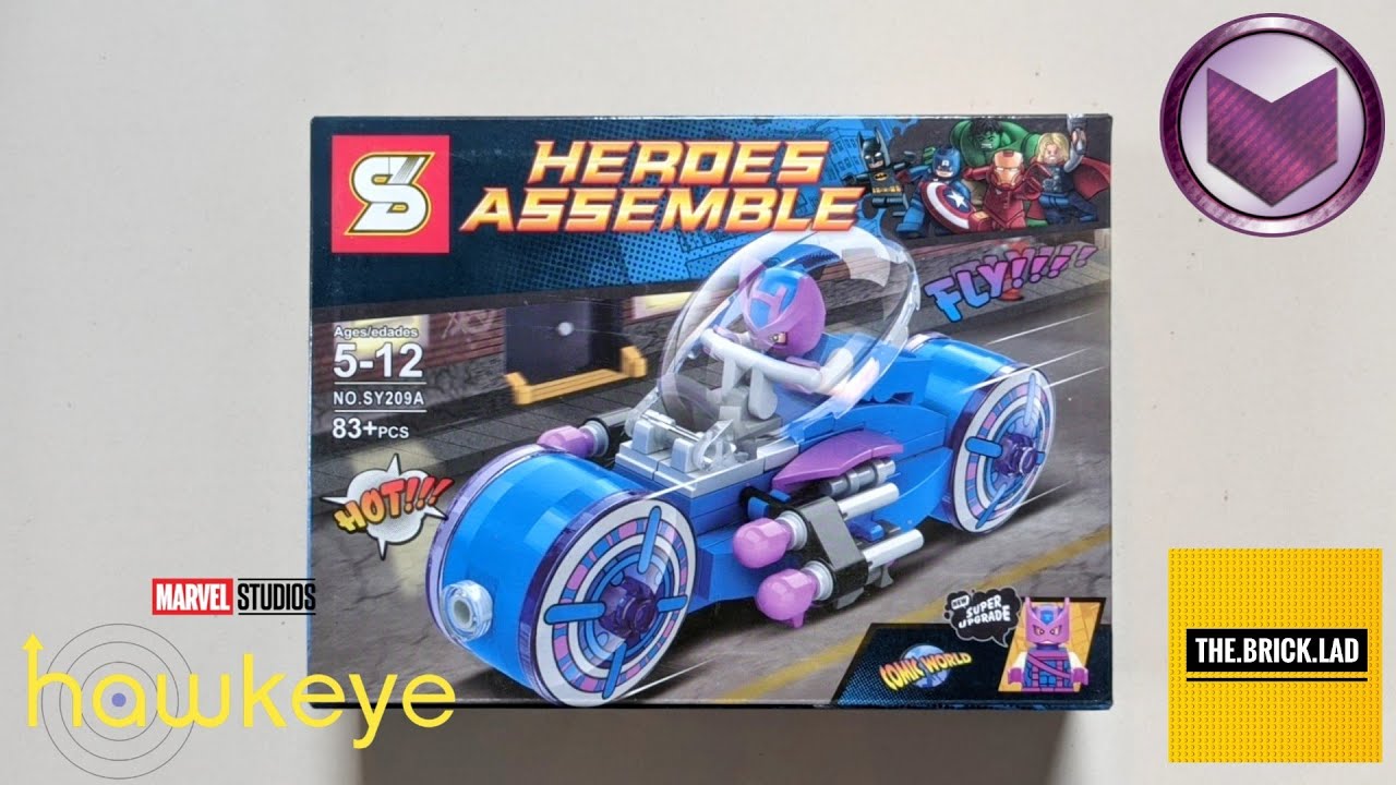 LEGO Hawkeye Unofficial Lego Hawkeye classic SY209A Heroes Assemble 