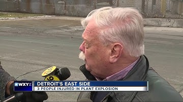Three injured after explosion at Detroit titanium plant