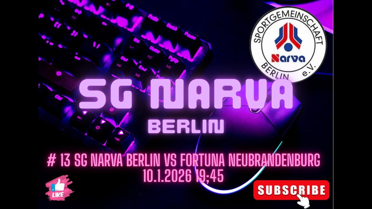 Frauen #13 SG NARVA Berlin   SV Fort  50 Neubrandenburg, 10.01.2026  19;45 Uhr
