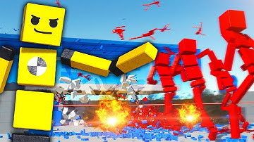 RAGDOLLS TRY TO RAID MY BASE - Fun With Ragdolls: The Game 2.0 (Funny Moments)