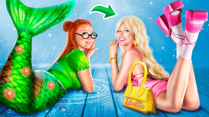 From Nerd Mermaid to Popular Barbie! Extreme Makeover with Gadgets from TikTok!