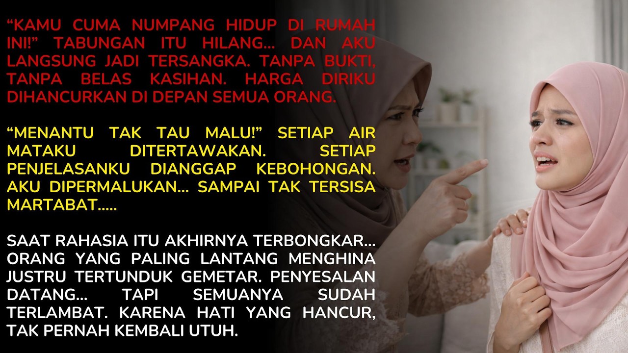IBU MERTUA MEMFITNAHKU MALING‼️, BAHKAN SUAMIKU PERCAYA UCAPAN ITU, TERNYATA TERBONGKAR KEBUSUKANNYA