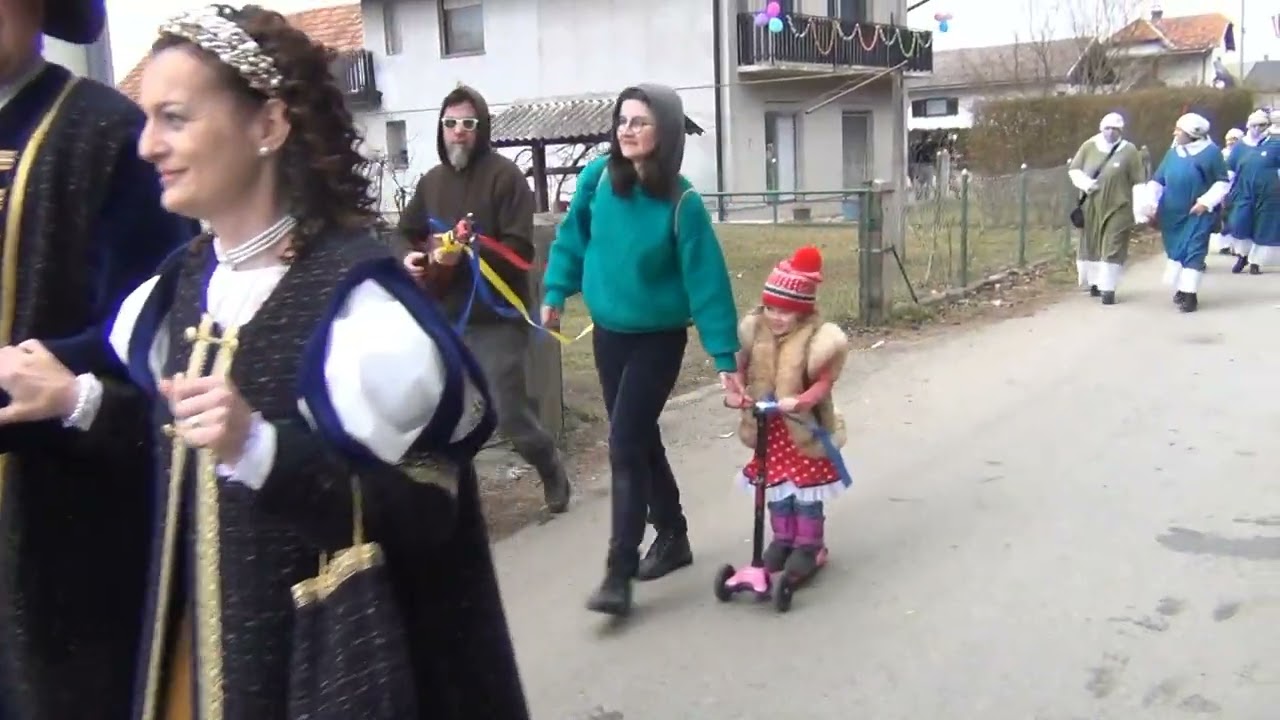 Fašenk v Markovcih (pri Ptuju) - dogajanje v Zabovcih, 10. februar 2024