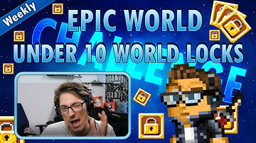 World under 10 World Locks! Building Challenge - Pixel Worlds