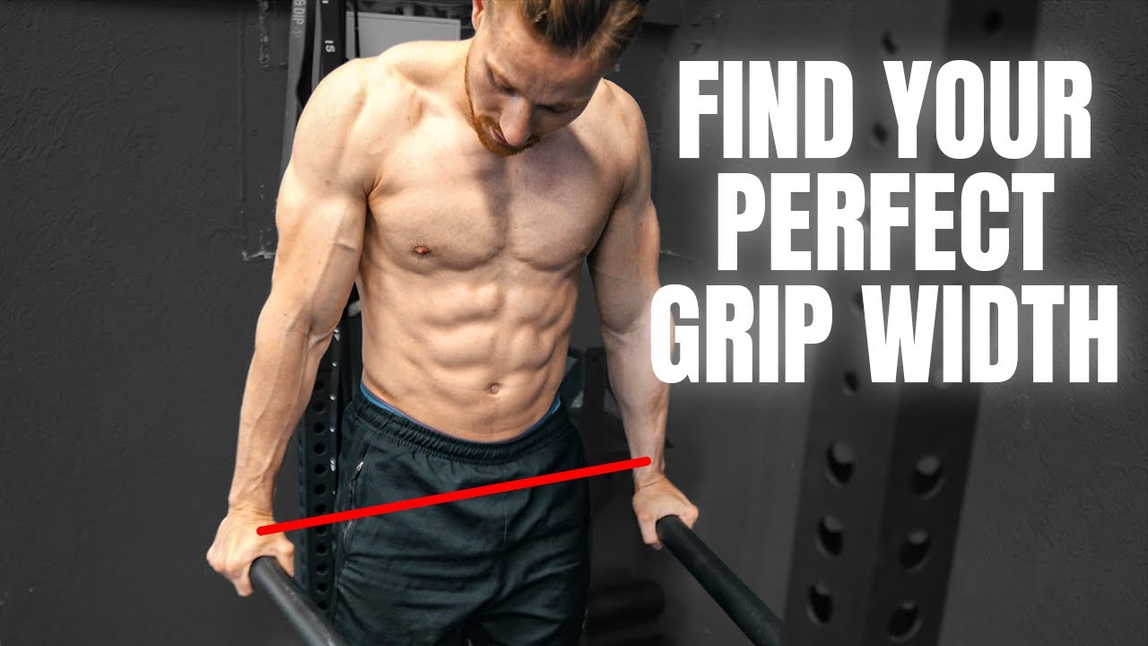 The perfect dip grip width! - YouTube