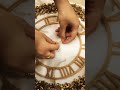 How to attach clock mechanism on Resin clock #epoxyresinart #resinwallclock #clock