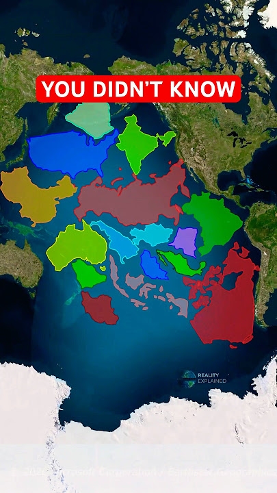 How Many Countries Can You Fit In ?? 🔥#shorts #pacific #countries #geography #maps #facts #education