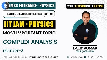 What Is Complex Analysis In IIT JAM Physics (Important Topic Complex Analysis)