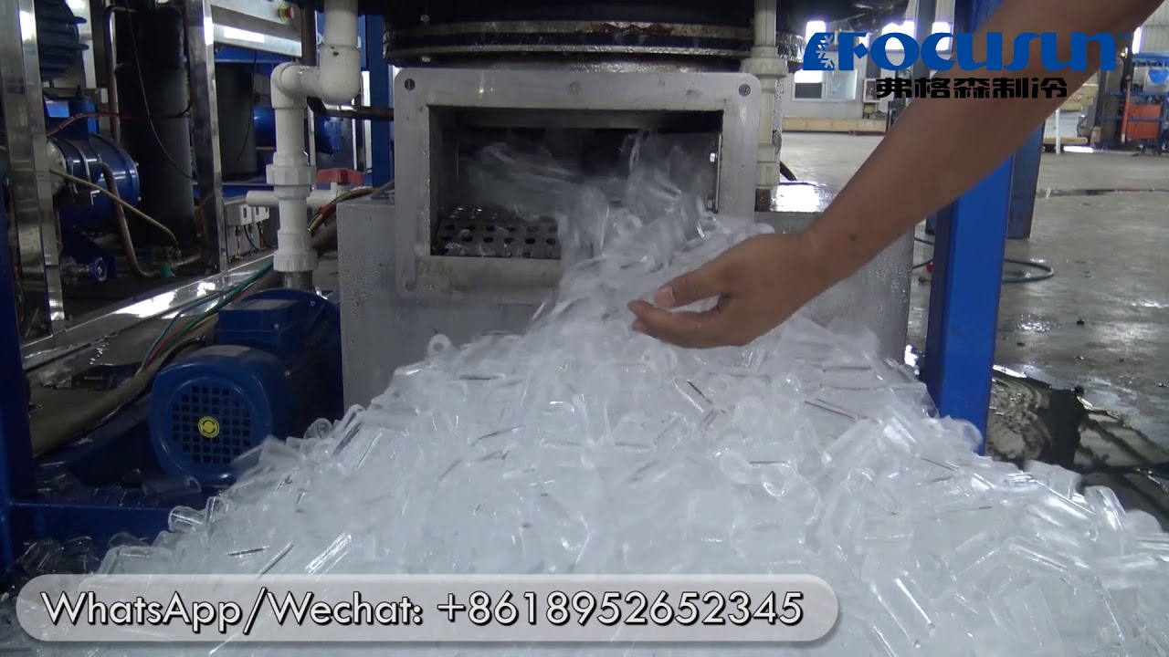FOCUSUN machine à glace en tube，3 tonnes par jour 
