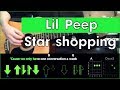 Lil Peep - Star shopping \ Tutorial \ Разбор песни на гитаре \ Табы, аккорды и бой