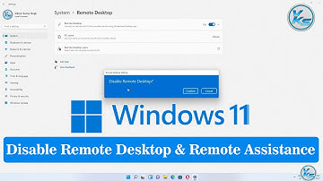 ✅ How To Disable Remote Desktop And Remote Assistance in Windows 11