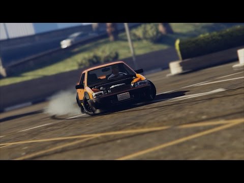 GTAV (PC) | Parkin' Lot Pimpin' // Futo Drift Mod | Rockstar Editor (Machinima)