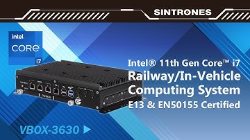 SINTRONES Railway / In-Vehicle Computer: VBOX-3630 Series (4K)