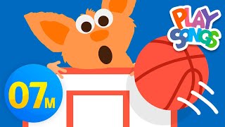 Throw the ball 🏀 + More Nursery Rhymes & Kids Songs - Animals on the farm | Playsongs