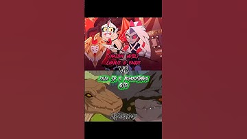 Zilla Jr & Komodithrax (GTS) vs Charlie & Vaggie (HH) #zilla #godzillatheseries #hazbinhotel