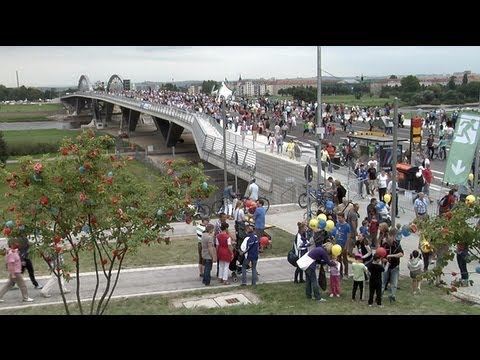 Dresdner Waldschlösschenbrücke offiziell eröffnet