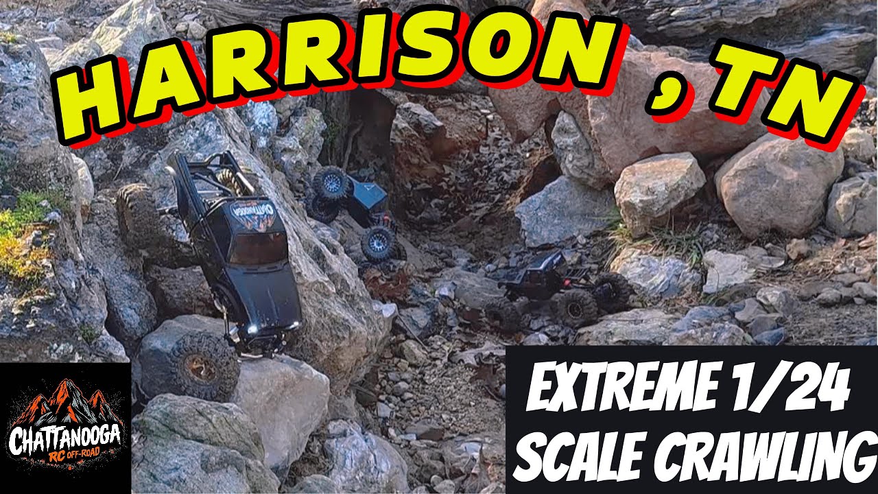 HUGE RC CRAWLING COURSE IN HARRISON, TN!!! WILL THE 1/24 SCALE MAKE IT???