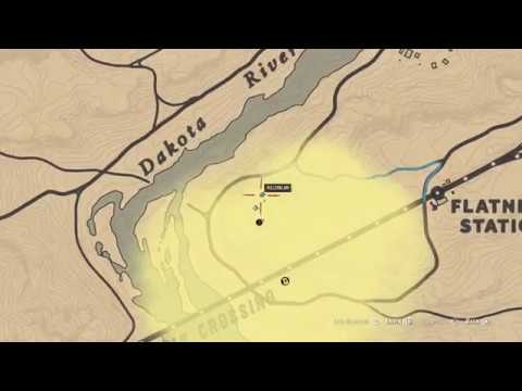 Red Dead Online Bard's Crossing Treasure Map - YouTube