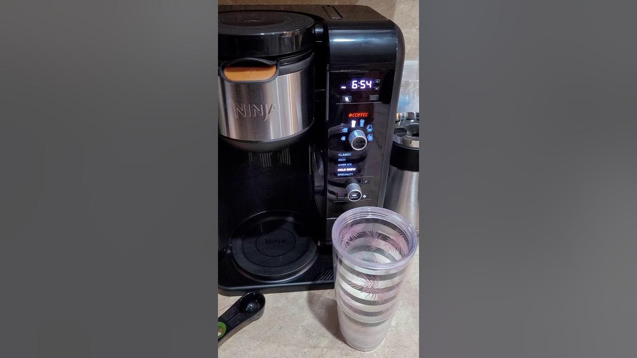 Ninja Hot & Cold Brew System Pumpkin Spice Cold Brew Coffee YouTube