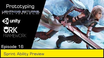 Unity ORK Framework Series - 16 Sprint Ability Preview
